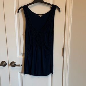 Bordeaux Deep Blue Tank Top from Anthropologie